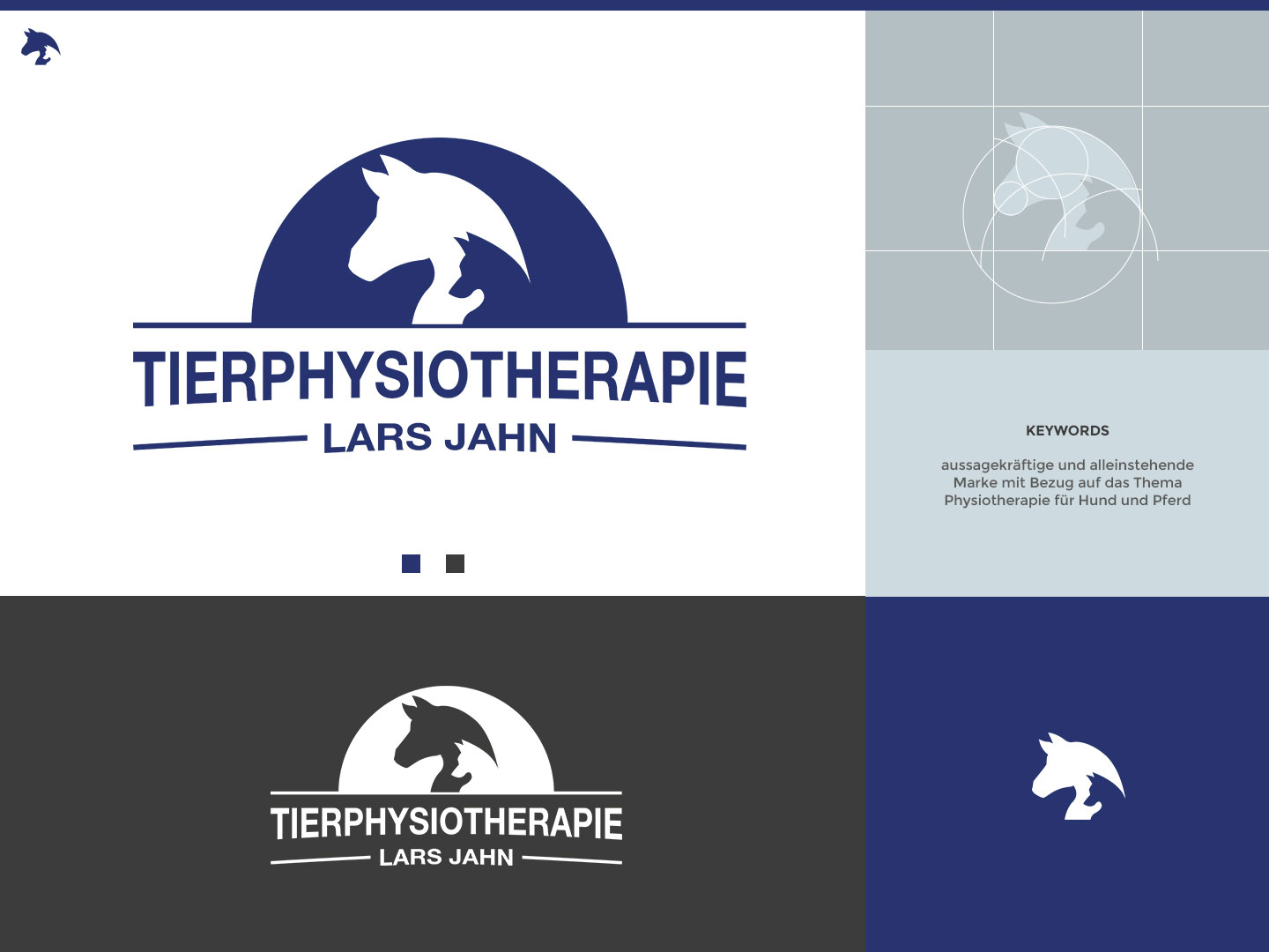 Tierphysiotherapie Lars Jahn Logokonzeption