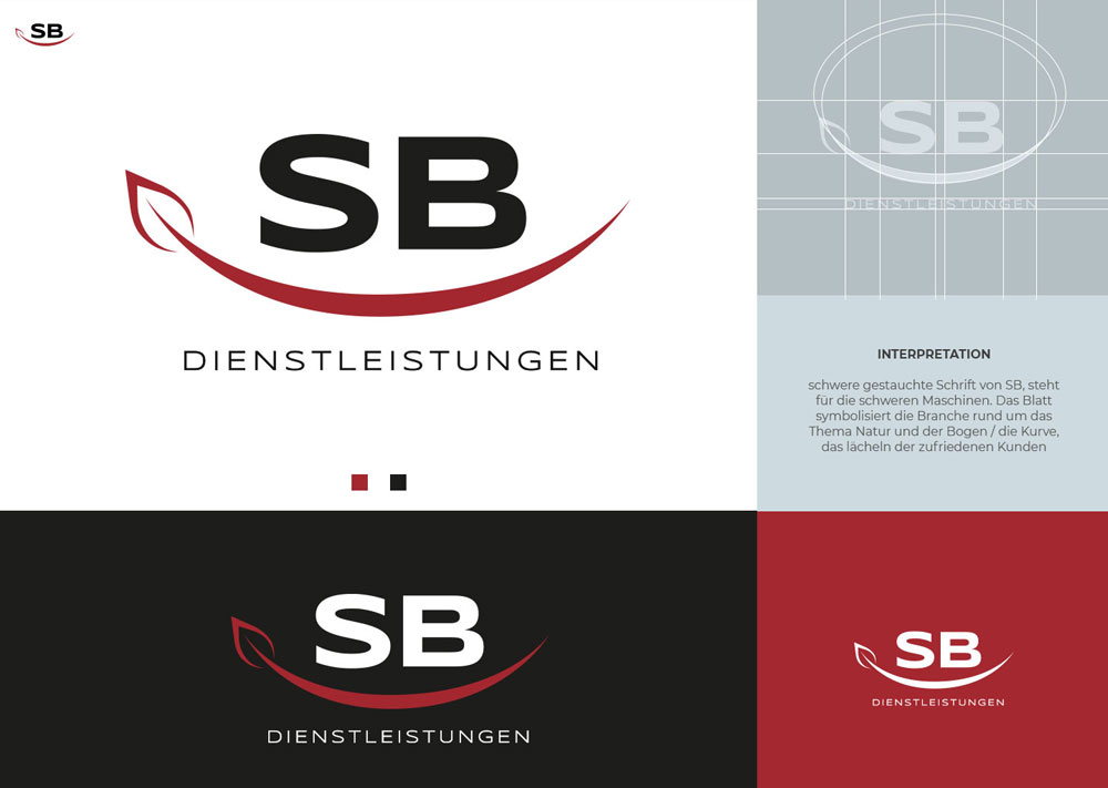 Logo und Corporate Design SB Dienstleistungen