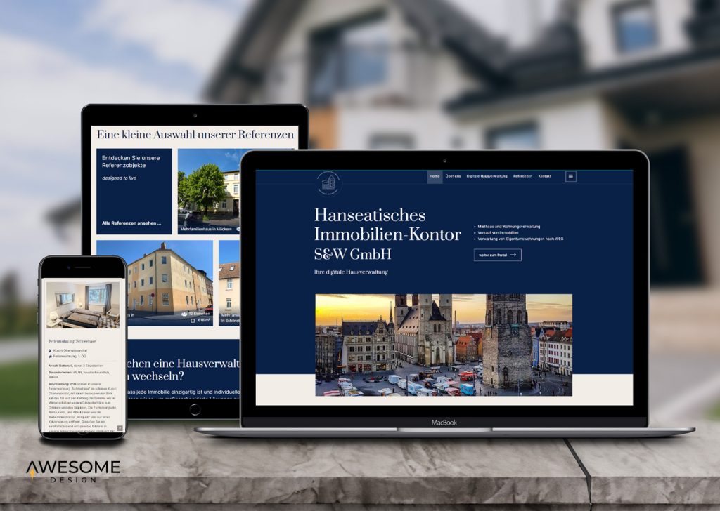 Webdesign - Hanseatisches Immobilien-Kontor GmbH | Awesome Design